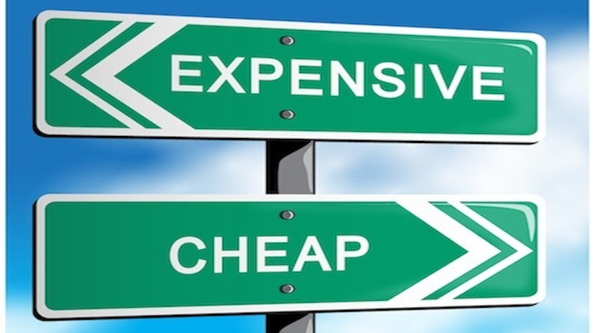 expensive vs cheap