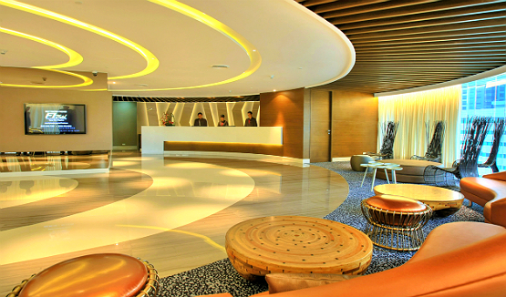 f1 hotel lobby