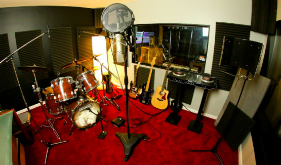 music room and studio