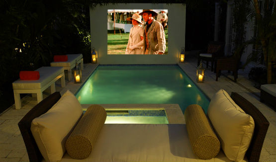 swimming pool movie theater