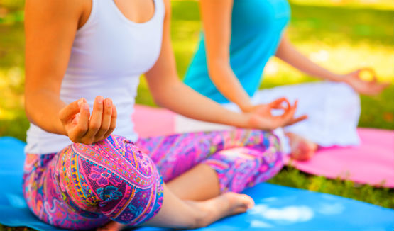 yoga outdoors