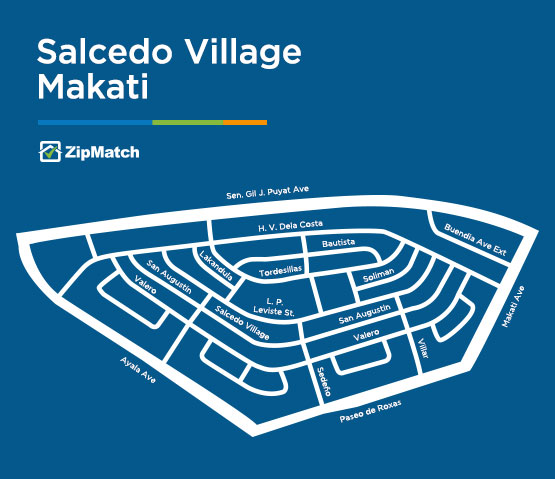 Salcedo Village Makati Map 